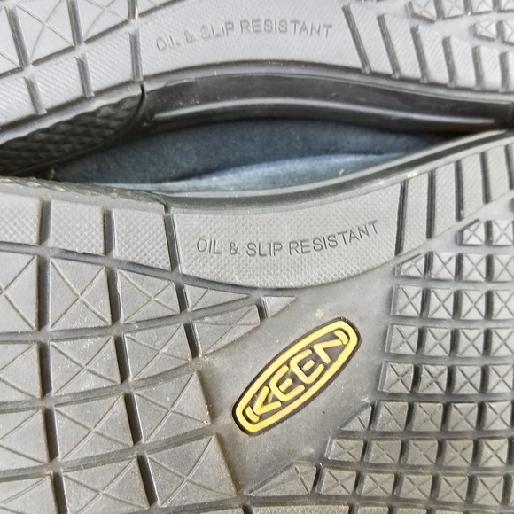 KEEN 1012857D DESTIN Men's 11.5 US Slip On Black Leather Loafers EH Work Shoes - Picture 16 of 16